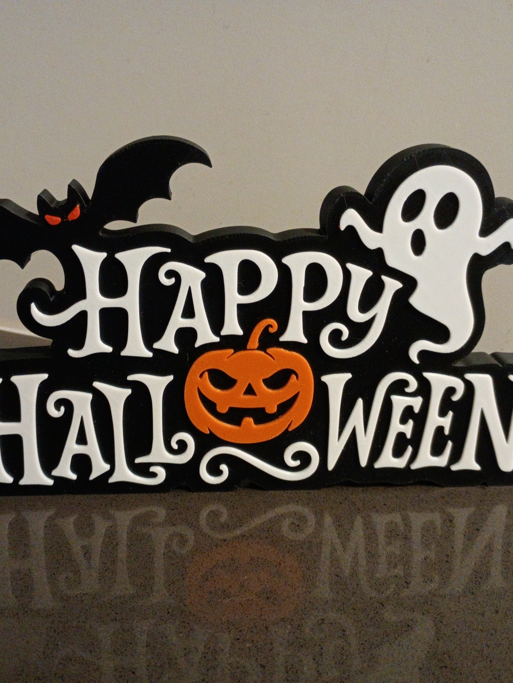 Cute Happy Halloween Decorative Sign